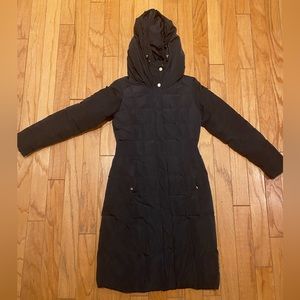 Selling Cole Haan Signature Women's Box-Quilt Down Puffer Coat, XS, Black